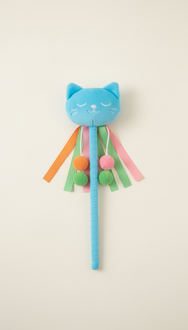 Sky Blue Cat Teaser Wand — illustrative sample