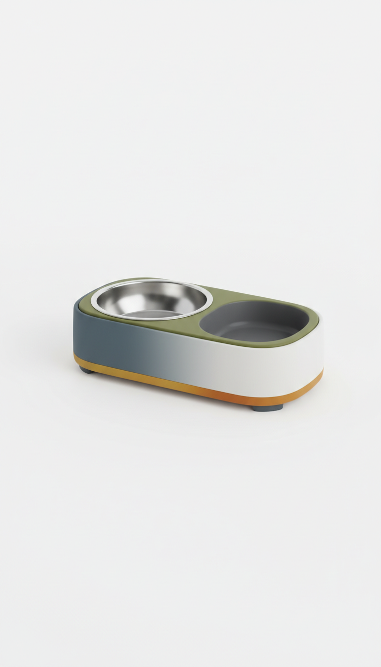 Stay-Put Double Bowl Set — illustrative sample